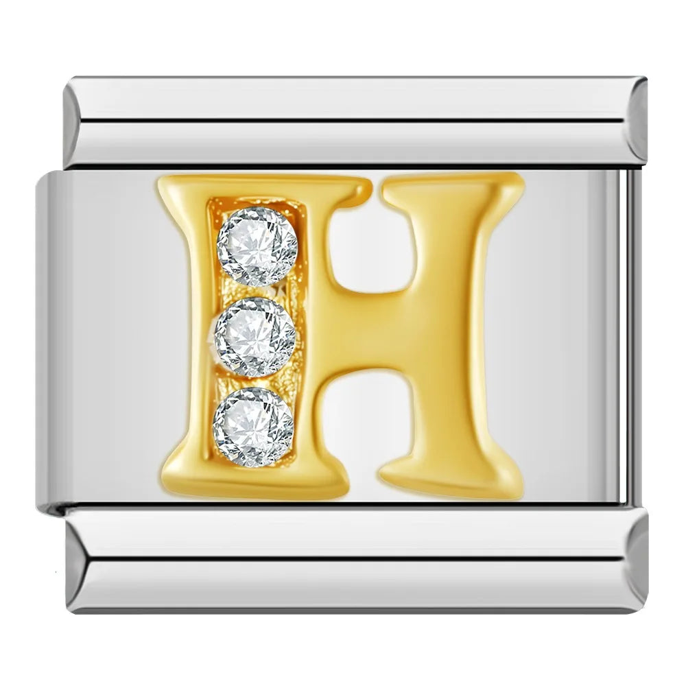 Letter H - Silver