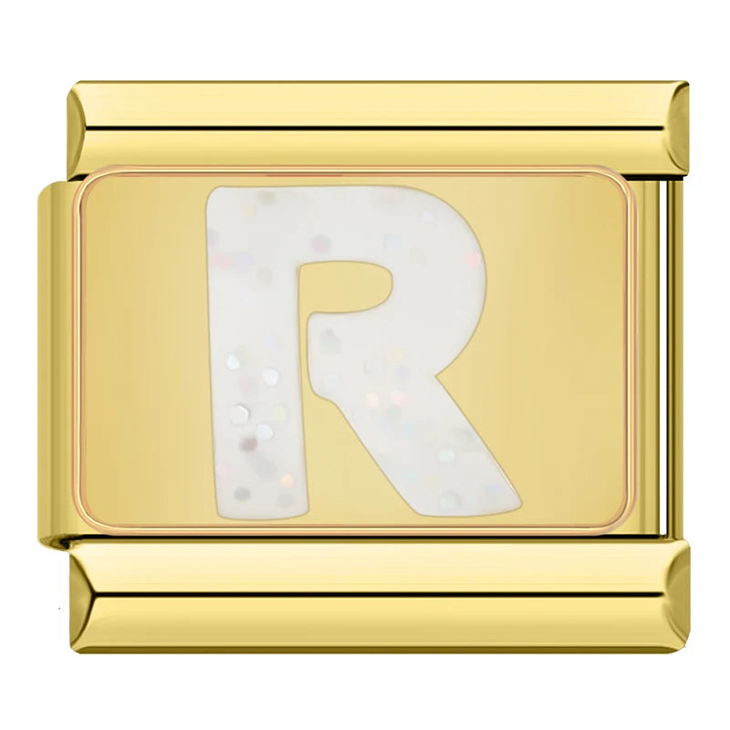 Letter R - Gold