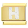Letter H - Gold