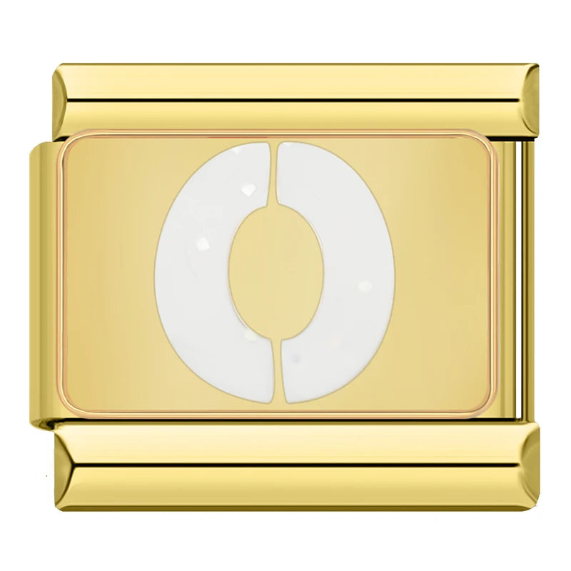 Letter O - Gold