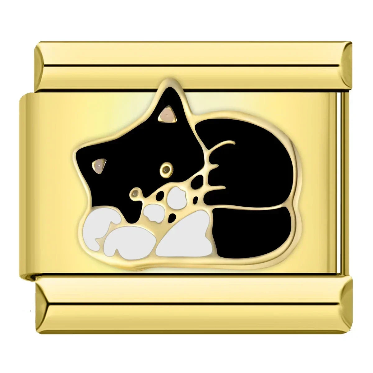 Sleeping Cat - Gold